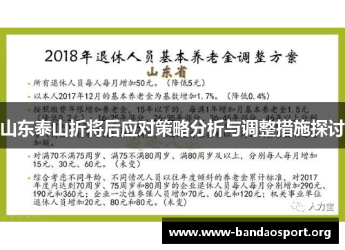 山东泰山折将后应对策略分析与调整措施探讨