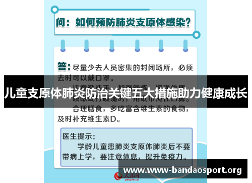儿童支原体肺炎防治关键五大措施助力健康成长